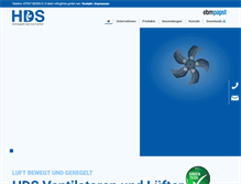 Tablet Screenshot of hds-gmbh.net